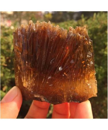 Gemstones and Crystals 50-400g Natural Yellow Amber Calcite Raw Stone Crystal Gem Collection of Rough Rock Specimens Home Decor QINTINYIN Stone Mineral Specimen (Color : 170-200g) - Buy Online on GoSupps.com