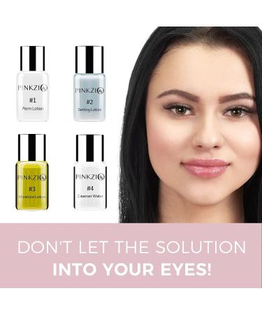 PINKZIO Professional Eyelash Perm Kit - Salon Quality Lash Lift and Curling Treatment - Buy Online on GoSupps.com