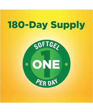 Extra Strength Vitamin D3 5000 IU - 180 Softgels, High Potency for Immune Health, Bones, Teeth & Muscle Function - Buy Online on GoSupps.com