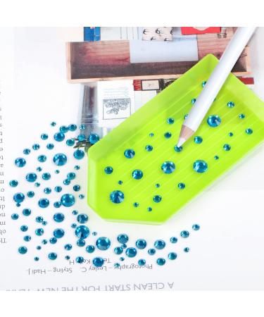 AD Beads 4500pc Hotfix Rhinestones Set with Tools - Blue Zircon Crystal Gems for DIY Crafts, Nail Art, Face, Clothes, Shoes - Buy Online on GoSupps.com