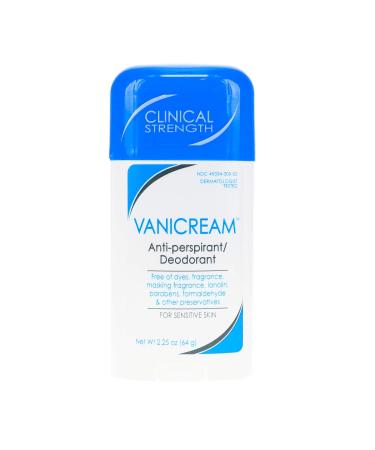 Vanicream Anti-Perspirant Deodorant Clinical Strength for Sensitive Skin 2.25oz - Pack of 3 - Buy Online on GoSupps.com
