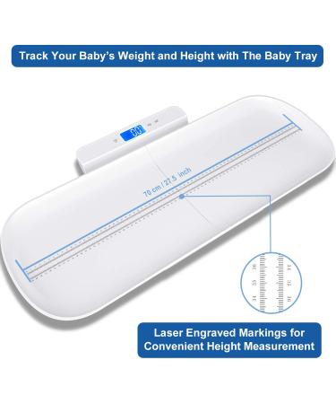 UNICHERRY Bluetooth Baby Scale - Multifunctional Infant & Toddler Weight Scale with App & 4 Modes - Buy Online on GoSupps.com