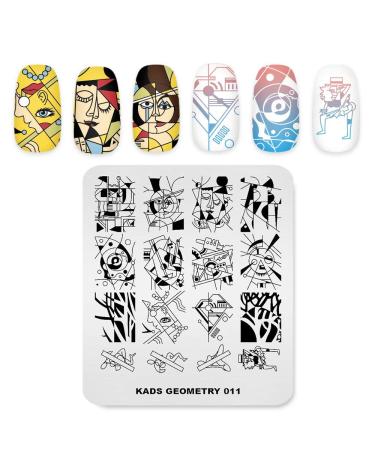 KADS Nail Art Stamping plate Nail Template Nail Art Design Tool Nail DIY Design Image Plate (GE011)