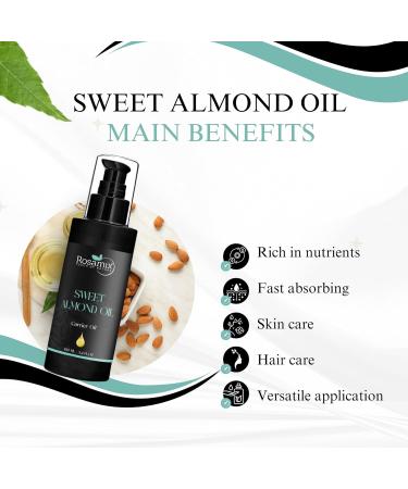 Buy Sweet Almond Oil Online | Premium Quality Natural & Organic | Fast Worldwide Shipping - Buy Online on GoSupps.com