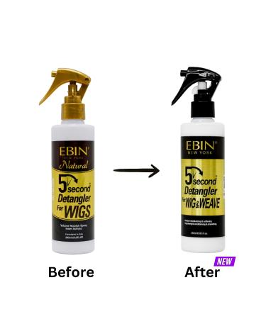 5 Second Detangler with Moroccan Argan Oil - Instant Lightweight Conditioning for Wig & Weave 8.5 oz | Softens, Smoothes, and Adds Natural Shine and Moisture - Buy Online on GoSupps.com