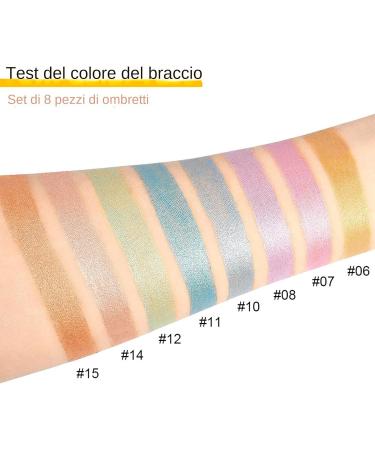 Eyeshadow Pen Eyeshadow Cream Stick | 8 Pieces Eyeshadow Applicator Pen Gradient Stick Eyeshadow Shimmer Pen for Grills - Buy Online on GoSupps.com