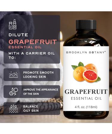 Brooklyn Botany Grapefruit & Thyme Essential Oils 4 Fl Oz (Pack of 2) 100% Pure & Natural Refreshing & Herbal Aromatherapy Blend - Buy Online on GoSupps.com
