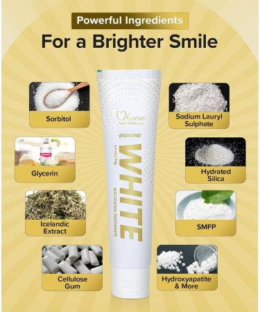 Home Teeth Whitening Toothpaste - Buy Online on GoSupps.com