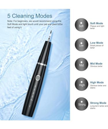 Ankilo Newest Dog Teeth Cleaning Kit USB Charging Pet Ultrasonic Tooth Cleaner 5 Modes Dog Tooth Tartar Remover Automatic Identification of Gums Ipx6 Waterproof Dog Teeth Cleaning for Pets - Buy Online on GoSupps.com