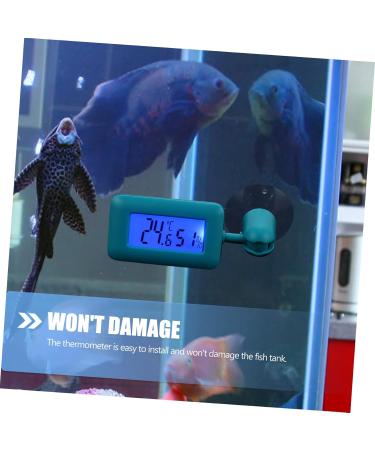 Frcolor Digital Reptile Hygrometer for Leopard Gecko Tanks - Suction Cup ABS 10x3x1.5cm - Ideal for Reptile Terrariums & Aquariums - Buy Online on GoSupps.com
