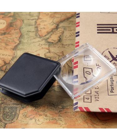 5X Folding Pocket Magnifying Glass Optical Glass Magnifier Portable Suitable for Outdoor Camping Hiking Diameter 42mm Small Gift - Buy Online on GoSupps.com