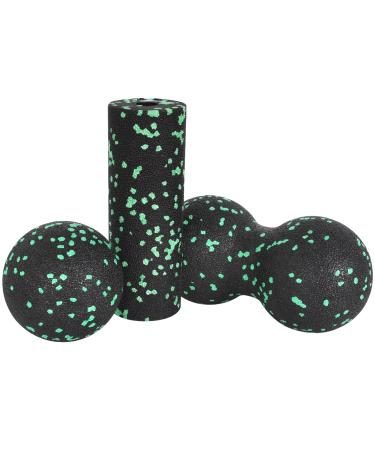 Fascia set for self -massage fascia roll set with massage ball fascia duoball foam scooter & small foam roller massage ball fascia ball carry out for fascia training relieve pain