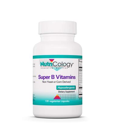 Nutricology Super B Vitamins 120 Vegetarian Capsules