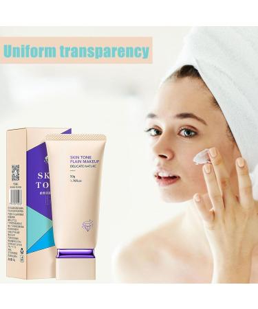 Makeup Primer Soft Skin Tinting Cream Moisturizing Concealer 1.76 Fl.Oz Skin Tone Up Cream Skin Tone Plain Makeup Delicate Nature Waterproof Primer Makeup Riastvy - Buy Online on GoSupps.com