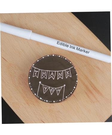 TEHAUX 3pcs Baking Pigment Pen Chocolate Cake Cookie Decorating Cajas Para Con Chocolate Cookie Cake Baking Painting Marker Marking Pens Plastic White Auxiliary Tool Edible - Buy Online on GoSupps.com