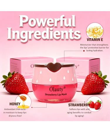 4Pcs Bee Lip Balm Honey Pot Galentines & Valentines Day Gifts Girls Party Favors Strawberry Watermelon Apple Lime Honey Lip Mask Overnight Moisturizing Vitamin E Prevention Lip Dry Honey & Strawberry & Watermelon & A  - Buy Online on GoSupps.com