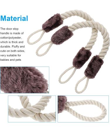 Kinsinder 4 Pcs Door Stop Rope Set | Anti-Crash Door Cord Clamp for Baby Safety | Finger Pinch Guard Protectors - Buy Online on GoSupps.com