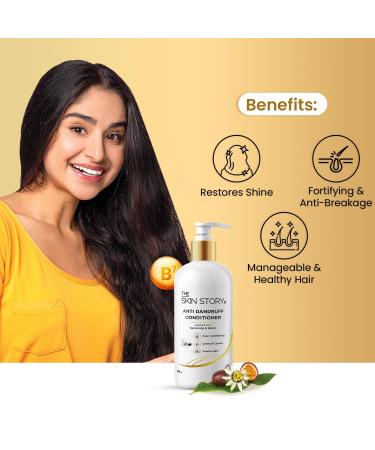 Buy Anti Dandruff Control Conditioner 3 in 1 - Nourishing Formula for Dry & Damaged Hair - Enriched with Saniscalp & Biotin - 250gm - Long Lasting Shine - Buy Online on GoSupps.com