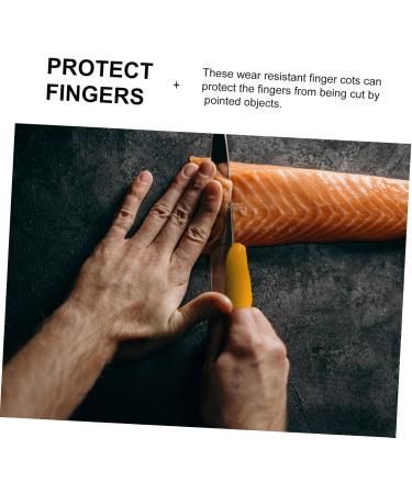 FRCOLOR 60pcs Pure Finger Cots Reusable Cut Resistant Finger Protectors for Sewing & Household Use - Buy Online on GoSupps.com