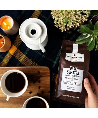 Dark Sumatra Mandheling Whole Bean Coffee - 2 lb (32 oz) Dark Roast | Kosher Certified - Buy Online on GoSupps.com