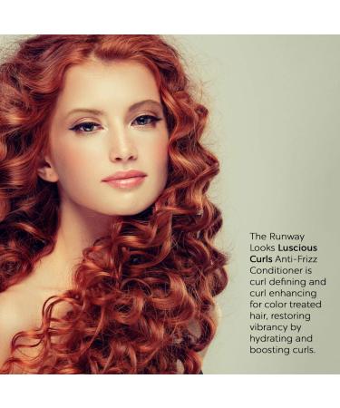 Luscious Curls Anti-Frizz Conditioner - Enhance Curl Definition & Shine with Grapefruit Extract | Intense Hydration & Vibrancy Restoration (12oz) - International Shipping Available - Buy Online on GoSupps.com