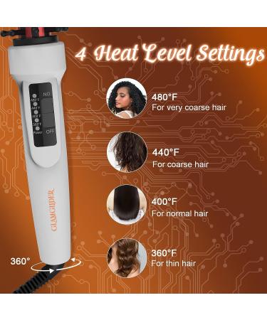 GLAMGLIDER 1.00 Inch Iron Brush - Professional Styling Tool - Buy Online on GoSupps.com