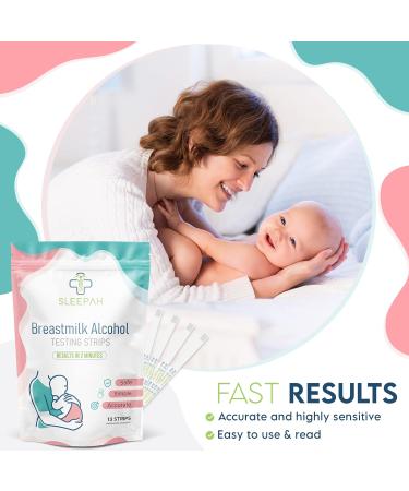 Breast Milk Alcohol Testing Strips (13 Pack) - Quick Results, Easy to Use at Home - Detect Alcohol Levels in Breast Milk - Individually Wrapped - Results in 2 Minutes - 13 Count Pack - Buy Online on GoSupps.com