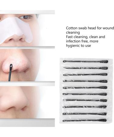 100Pcs Blackhead Remover Tools Set | Double Tipped Pimple Extractor & Comedone Extractor Cotton Swabs for Clear Skin - Buy Online on GoSupps.com