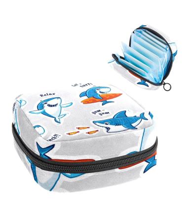 Women's bonds Storage pockets Stillpad holder big fish swallow small fish portable period kit pocket feminine product bag for women girls color1