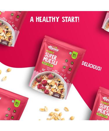 Alpi no High Protein Super Muesli Fruit & Nuts (400 G) - Buy Online on GoSupps.com