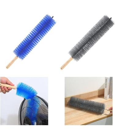 Fan Brush Soft and Dust Brush Furnitures Shutter Dust Removal Fans Dusting Tool Home Cleaning Tool Cleaner Blue Small - Buy Online on GoSupps.com