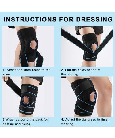 Buy Adjustable Meniscus & Ligament Knee Pads | Gym & Sports Patellar Brace with Stabilizers & Gel Pads - Orthopedic Knee Support - Buy Online on GoSupps.com