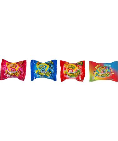 Push Pop Gummy Roll Candy - 8 Count Variety Pack - Individually Wrapped Gummy Candy Assorted Flavors - Buy Online on GoSupps.com