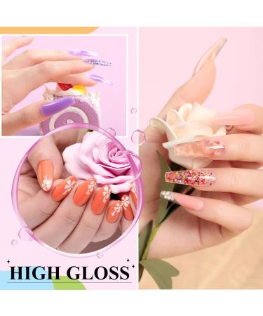 Phoenixy Poly Nail Gel Kit: 8 Colours 15ml Set + 36W UV/LED Lamp | Professional Nail Art Starter Set for Women - 29 Piece Set - Buy Online on GoSupps.com