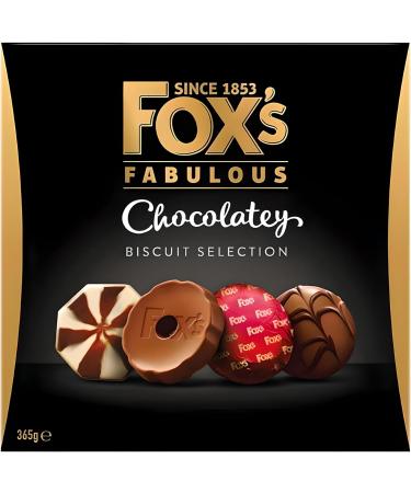  DIVAS SPIRITUAL Fox's Fabulous Chocolate Biscuit Selection 365g Assortment of chocolate-coated biscuits Sweet treats for the holidays ideal gift for chocolate lovers - Buy Online on GoSupps.com