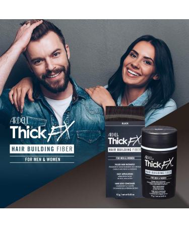 Ardell Thick FX Black Hair Building Fiber 0.42 oz - Fuller Hair Instantly - Buy Online on GoSupps.com