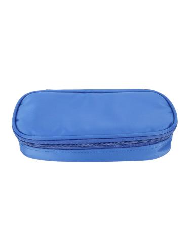 OEIPSMK Insulin Bottle Carrying Case Lightweight Medicine Cooler Bag Closure Space Saving Multifunctional EVA Oxford Cloth for Indoor (Mint Green) One Color Blue