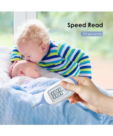Digital Rectal Thermometer for Baby | Quick Read Infant Thermometer with 30 Probe Covers | Large Clear Display - Buy Online on GoSupps.com