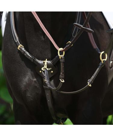 Buy Passier Marcus Ehning Black Silver Breastplate with Martingale Fork for Ponies - Premium Quality Equestrian Gear - Buy Online on GoSupps.com
