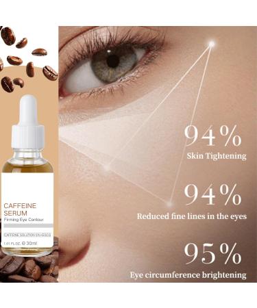 Caffeine Solution 5%+EGCG Eye Serum - Caffeine Eye Serum - Caffeine Eye Cream Anti Aging - Eye Cream for Dark Circles and Puffy eyes - Eye Bags Remover - under Eye Brightener 30ml - Buy Online on GoSupps.com