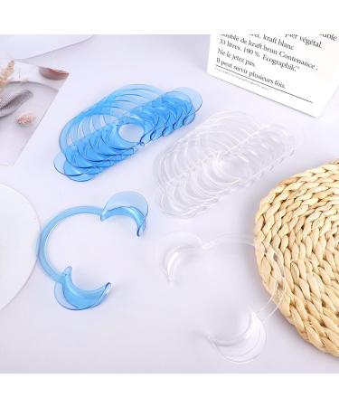 12 Pieces C-Shape Oral Spreaders - Opener for Inspection & Tooth Whitening | Transparent Blue | Perfect for Family & Board Games - Buy Online on GoSupps.com