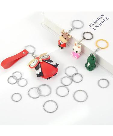 60PCS Flat Keychain Rings Bulk Assortment - Home & Car Key Keyrings Set (Silver) - 4 Sizes: 0.98INCH, 1.10INCH, 1.25INCH, 1.37INCH - Buy Online on GoSupps.com