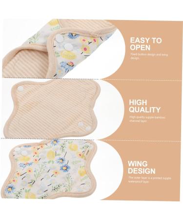 Scalloped Fin TPU Pantiliner for Women | Cotton Reusable Menstrual Pad | Absorbent Cloth Napkin - Buy Online on GoSupps.com