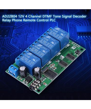 Decoder Relay Module AD22B04 - 12V 4 Channel DTMF Tone Phone Remote Controller | International Shipping Available - Buy Online on GoSupps.com