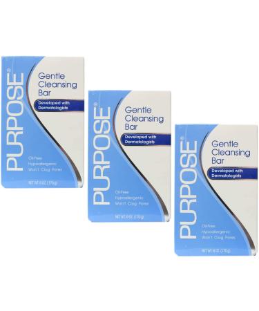 Purpose Gentle Cleansing Bar 6 Oz (Pack of 3)
