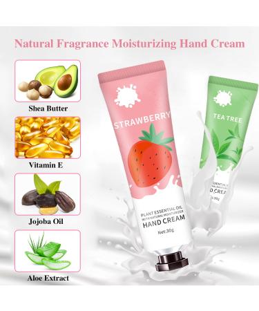 10 Pack Natural Hand Cream Gift Set - Moisturizing Lotion for Dry, Cracked Hands - Travel Size - Bulk Gifts for Women - Buy Online on GoSupps.com