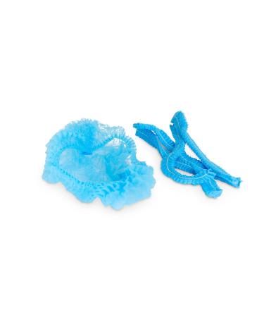 Disposable Bouffant Caps | 24 Inch | Blue | 100 Pack | Head Covers | Hair Nets - Buy Online on GoSupps.com