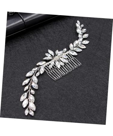 Ipetboom Hair Side Combs Rhinestone Barrettes Wedding Hair Clip Rhinestone Hair Clip Hair Teasing Comb Decorative Hair Combs Bride Insert Comb Bridal Bride Hair Clip Accessories Manual Miss - Buy Online on GoSupps.com
