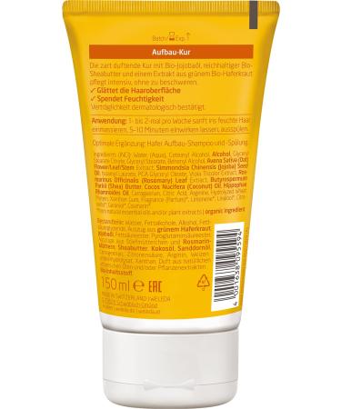 Weleda Bio Hafer Abreubure Curation - Intensive Hair Care for Stressed & Dry Hair | Rinsing Treatment Strengthens Nourishes & Protects | 150 ml - Buy Online on GoSupps.com