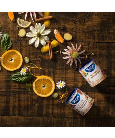 Tetley Turmeric Echinacea Herbal Tea - 20 Tea Bags 36 Grams Naturally Caffeine Free TurmericEchinacea - Buy Online on GoSupps.com
